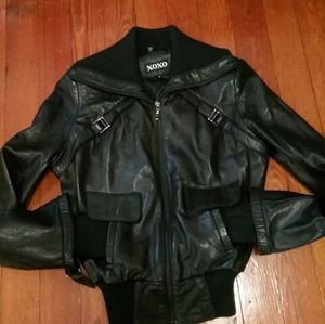 GENUINE LEATHER JACKET BLACK